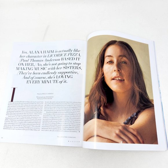 Harper's Bazaar Magazine February 2022 Alana Haim Anna Ewers Yang Minha Kim Jin - Picture 6 of 16